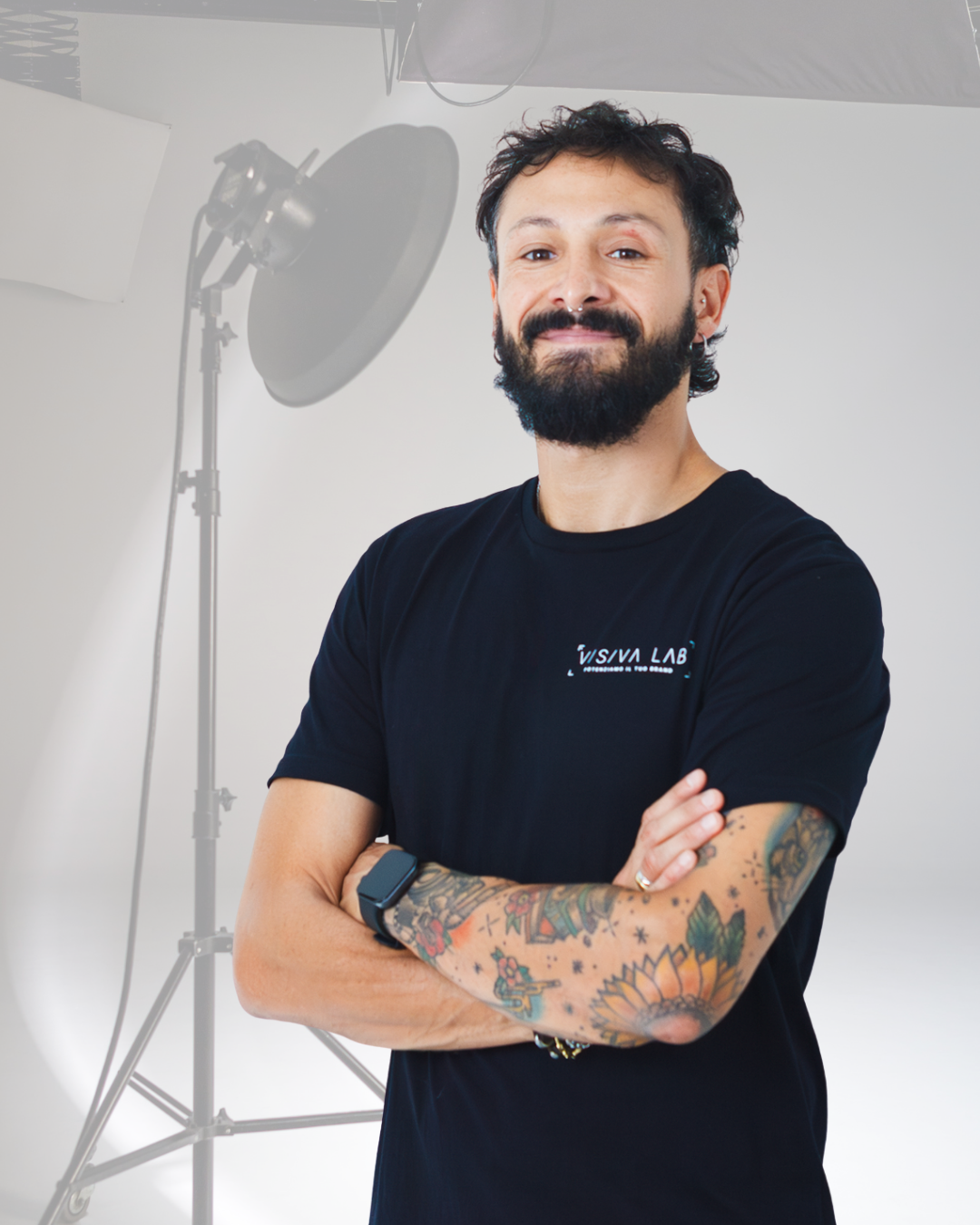 Davide Monacò, docente del corso di fotografia Visiva Lab